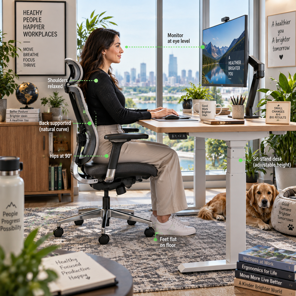Die Bedeutung von ergonomischen Möbeln am Arbeitsplatz